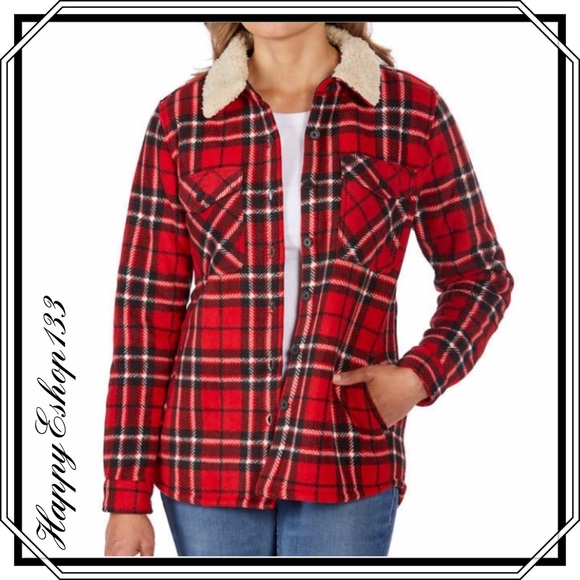Soho | Jackets & Coats | Soho Threads Womens Shirt Jacket Plush Super ...